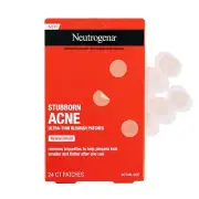 NEUTROGENA STUBBORN ACNE ULTRA-THIN BLEMISH PATCHES 24 CT , ADHESIVE PATCHES