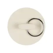 4X(White Rubber Wash Basin Bathtub Plug Sink Plug Drain Pipe Plug Sink Plug2176