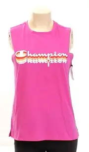 Champion Signature Pink Retro Sleeveless Tee T-Shirt Women's NWT