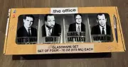 The Office Glassware Set - 4 16oz Glasses - Officially Licensed by NBC Universal