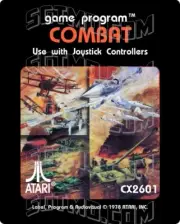 Atari 2600 Replacement Label - Combat