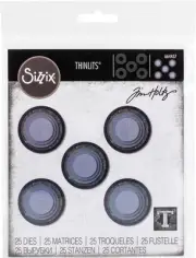 Sizzix Thinlits Dies By Tim Holtz-Stacked Circles 664437