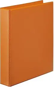 Marbig A4 Clearview Insert Binder, 2D Ring 25 mm, Orange