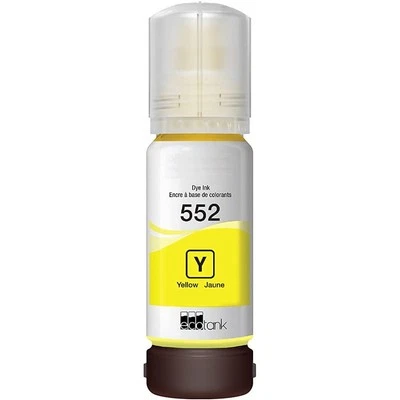 Epson 552 Yellow Printer Ink Bottle 70ML Eco Tank Epson 8550 / Epson 8500 Dye
