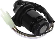 WEKADRIN Tractor Ignition Switch Key Durable Motorcycle Ignition Switch with Key Replacement for Optimal Performance Designed for and Robust Protection
