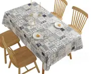 05 2PCS Table Cloth Dustproof Tablecloth Tablecloth Tablecloth Oil Proof Tablecloth