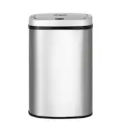 Devanti 50L Sensor Bin Motion Rubbish Automatic Silver
