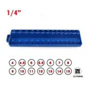 Easily Sort and Store Your Metric Sockets with Socket Organizer Tray Rack