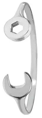 Funky 925 Sterling Silver Girls Spanner Bangle - 2mm, 7 Grams 222822U