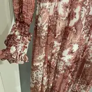 Thurley Charmed Paisley Dress Size 8 RRP $699 Current David Jones Stock