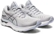 ASICS Woman Gel-Nimbus 24 Running Shoes Piedmont Grey/White size 6 Wide