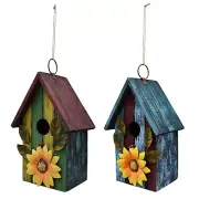 Bluebird Bird House Nesting Box Hanging for Humming Outside