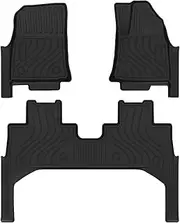 BYD Shark 2024 Custom Fit Floor Mats – Heavy Duty TPE All-Weather Protection, Anti-Slip Design, Easy Clean Car Interior Accessories for BYD Pickup Truck (Right-Hand Drive)