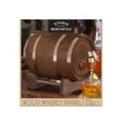 Studio Mercantile Miniature Wood Whiskey Barrel Dispenser NIB