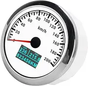 GPS Speedometer, Speedometer for Car Motorcycle Speedometer ABS Stainless Steel Easy Installation for Car Truck Boat 9‑32V DC