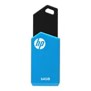HP 64GB Type-A 2.0 USB Flash Drive Black, Blue [HPFD150W-64P]
