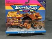 Micro Machines Action Adventures #20 Hard Hat Collection Vehicle Set Galoob Rare