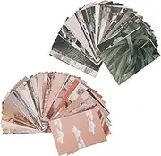 KICHOUSE 70pcs Scrapbook Decorative Cards Diy Craft Cards Hand Account Pictures Diy Photo Wall Collage Kit