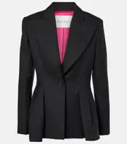 [Nina Ricci] Nina Ricci Wool gabardine blazer AU 12 black