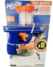 NEW NERF DOG TREAT BLASTER CHICKEN FLAVOR