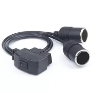 OBD2 Car Cigarette Lighter Socket ABS Cigarette Lighter Socket Power Adapter a