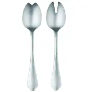 Dolce Vita Salad Server Set – Pewter Finish, Dishwasher Safe Cutlery for Fine...