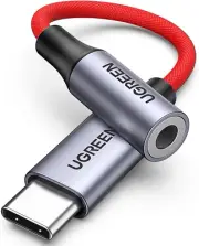 USB C to 3.5Mm Audio Adapter Type C to Headphone Aux Jack Dongle 24Bit/96Khz Hif