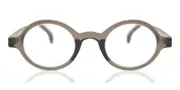 Croon Churchill Grey Transparent Men's Glasses Grey Size +1.00 - Private Health Rebate - Blue Light Block Available