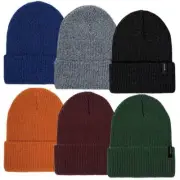 Brixton "Heist" Beanie Men's Women's Unisex Plain Cuffed Loose Knit Acrylic Cap