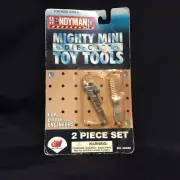 NOS - Handyman Mighty Mini Die-Cast Toy Tools Monkey Wrench & File ©1995