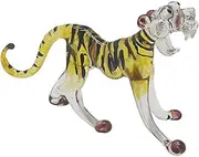 Vie Naturals Hand Blown Glass Sculpture, Tiger
