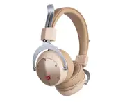 MH6 Foldable Bluetooth-compatible Wireless Outdoor Headphone FM Radio Bass Stereo Headset-Brown - Brown