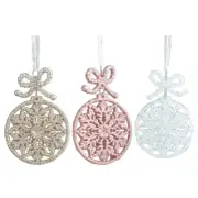 Hanging Snow Flakes Christmas Snowflakes Christmas Tree Ornament DIY for Party