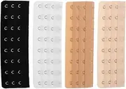 [OATIPHO] 4pcs Shapewear Bras Corset Bra Extensions Bra Hook Extensions Women's Extender Corset Bra Extender Bra Extender Women's Elastic Bra Extender