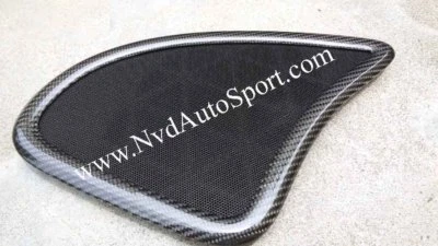 Mini R50, R52, R53 Harman Kardon Carbon fiber Rear Loud Speaker Covers
