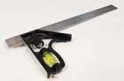Aluminum 12" Combination Square Ruler w/ Level Vial Scriber Stainless #41158 NEW