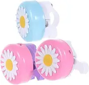 3Pcs Cute Pattern Bike Bell Bicycle Bells for Young Riders Loud Sound for Safety for Scooters Bicycles
