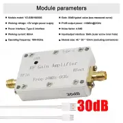 10M-6GHz RF Amplifier High Gain Driver Receiving Amplifier Receiver System 30dB