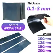 65Mn Spring Steel Plate Sheet Thick 0.1-3 mm Wide 100/125/150/200 mm Metal Panel