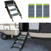 RV Step Covers Non-Slip Trailer Step Rug with Glow in Dark Strips Camper Stair C