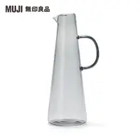 在飛比找momo購物網優惠-【MUJI 無印良品】玻璃花瓶/水瓶型.灰