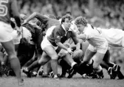 Flanker David Cooke Attempts To Stop France Scrum Half Jerome Gallion 1985 Photo