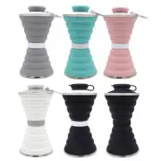 Sports Running Foldable Soft Kettle Silicone 500mL Outdoor Water Drinking Bottle