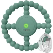 Teething Rings - Baby Teether Toys for Babies 6-18 Months - Vibrating Silicon...