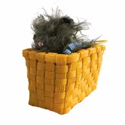 Toto in a Basket Prop (Dorothy Wizard of Oz) - One Size