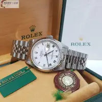 在飛比找蝦皮購物優惠-高端 ROLEX勞力士蠔式白鋼16234錶徑36mm自動機械