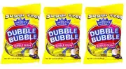 Dubble Bubble Gum 3.25 Ounce Bag Pack of 3 – Individually Wrapped Sugar Free