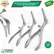 Killian Septum Nasal Speculum 3 Pieces Set 6″ Diagnostic ENT Inst German Grade