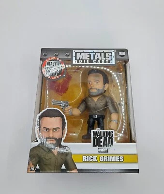 AMC The Walking Dead Die Cast Metals Rick Grimes Action Figure New in Box