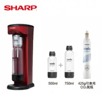 在飛比找誠品線上優惠-SHARP 夏普 CO-SM1T-R Soda Presso